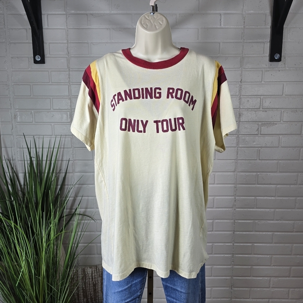 Tim McGraw Cream Standing Room Only Tour Band T Shirt Extra Large
